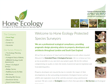Tablet Screenshot of ecologysurveyor.co.uk